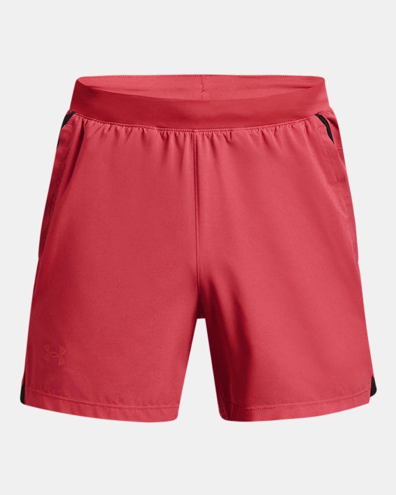 Herren UA Launch Run Shorts (13 cm), Red, pdpMainDesktop image number 6